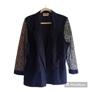 80's Main Frame California Lace Blazer Jacket
